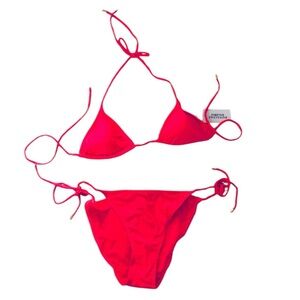 NWT Forever 21 Coral String Bikini Women’s Swimsuit